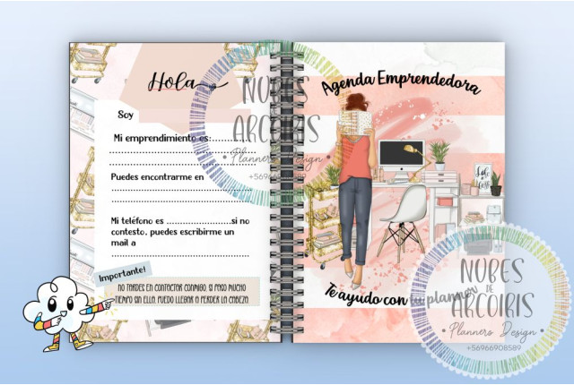 Agenda Emprendedora Papelería / Manualidades