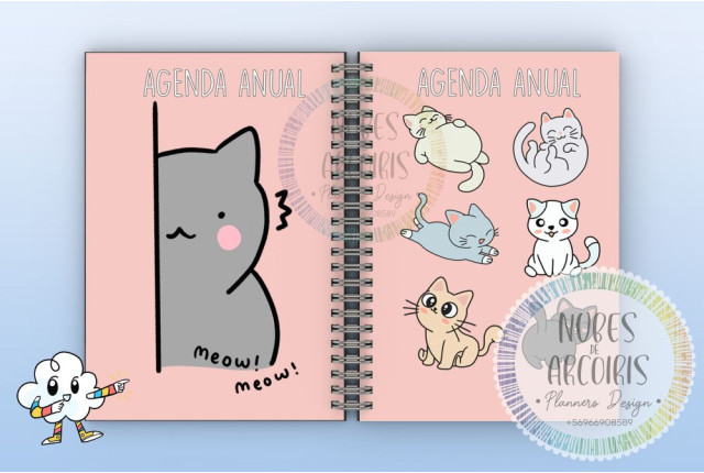 Agenda Anual CUTE CATS