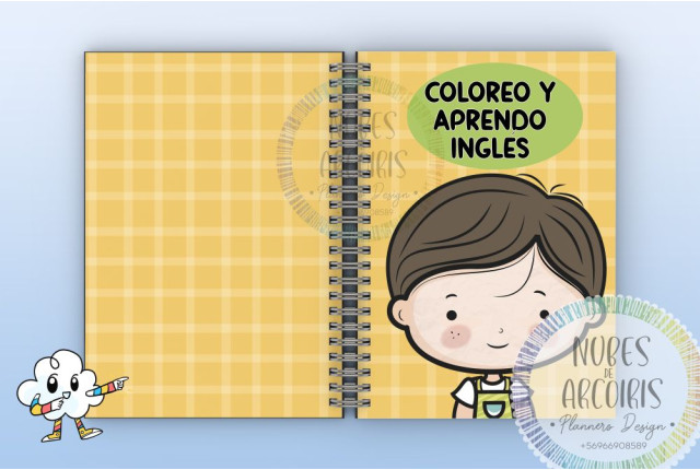 Colorea en Inglés