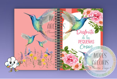 Agenda Anual Primavera Mágica (Colibríes)