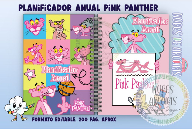 Planificador Anual Pantera Rosa