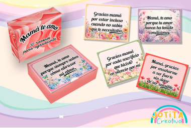 Kit Cajita para mamá 30 razones para agradecerte