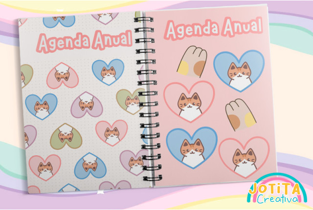 Agenda Anual Gatito Calicó Agenda Anual Gatito Calicó