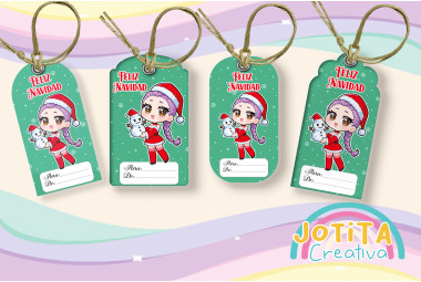 Kit Tags Navideños Demon Hunter Kit Tags Navideños Demon Hunter