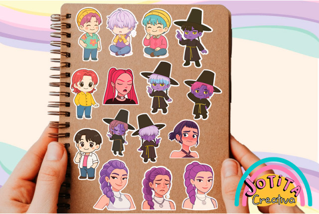 Kit Stickers Guerreras del K-Pop