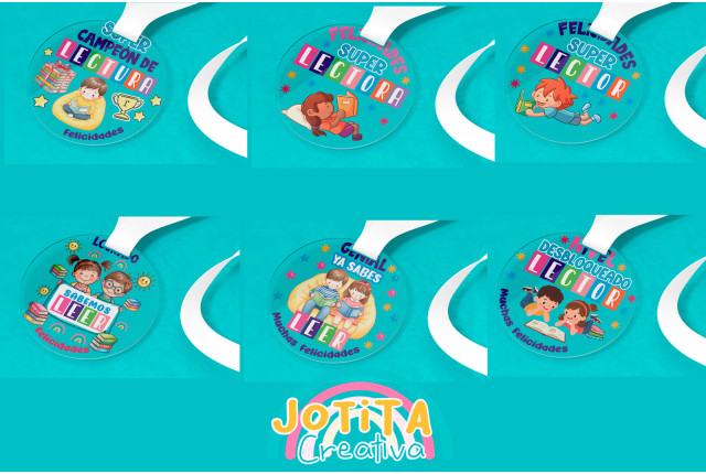 Kit Medallas Primeros Lectores
