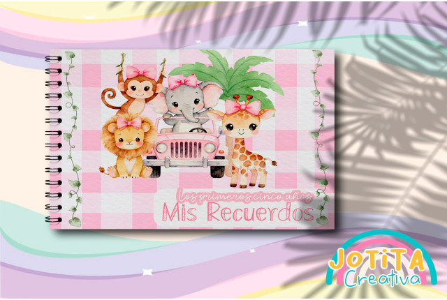 Álbum mis recuerdos Safari Pink