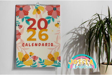 Kit de Calendarios Florales Pared 