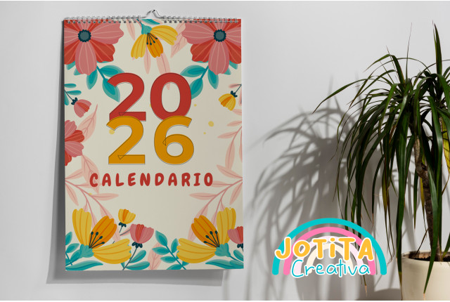 Kit de Calendarios Florales Pared 