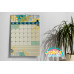 Kit de Calendarios Florales Pared 