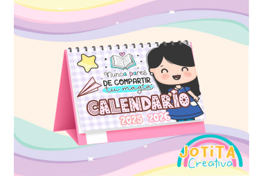 Calendario de escritorio Técnicos en educación parvularia