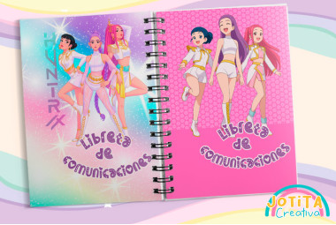 Libretas de Comunicaciones Huntrix y SajaBoys