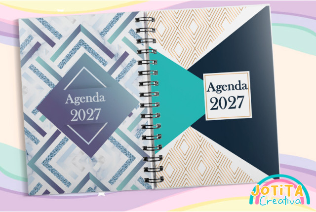 Agenda Diaria 2027 Neutra / Masculina 