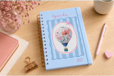 Agenda Girl Flower sin fechar