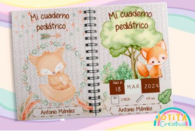 Cuaderno pediátrico Zorrito Baby Cuaderno pediátrico Zorrito Baby