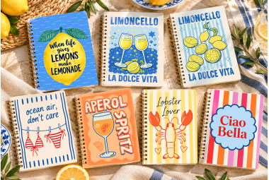 Kit de Portadas para Libretas Verano Italiano