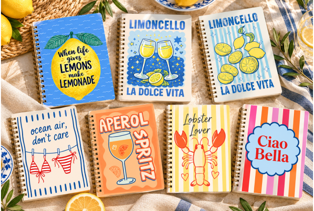 Kit de Portadas para Libretas Verano Italiano