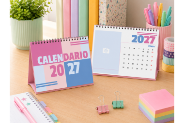 Kit de Calendarios de escritorio 2027 Kit de Calendarios de escritorio 2027
