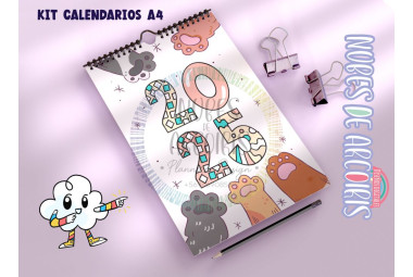 Kit Calendarios Pared A4