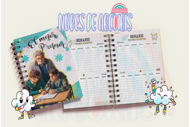  Agenda Docente Masculina sin fechar