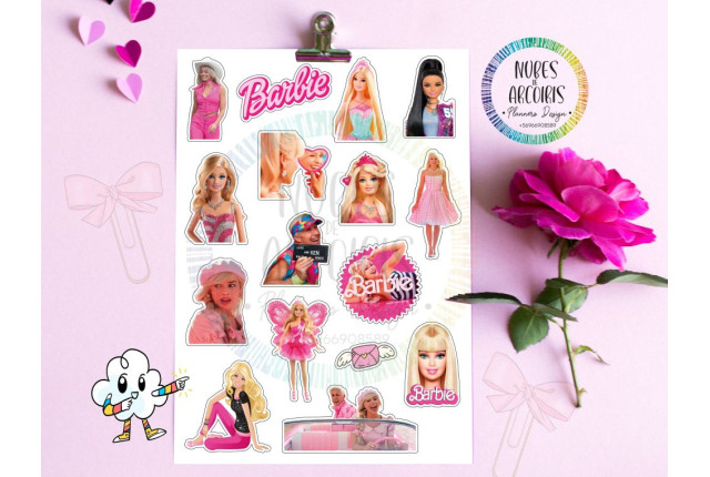 STICKERS BARBIE (9)