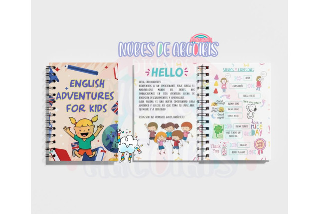 KIT ENGLISH ADVENTURES BOOK + TARJETITAS EDUCATIVAS