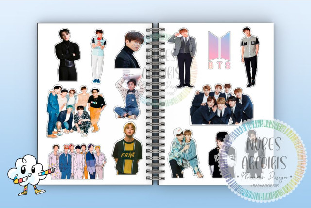 PACK STICKERS 11 K-POP