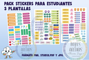 STICKERS PARA ESTUDIANTES VOL 1