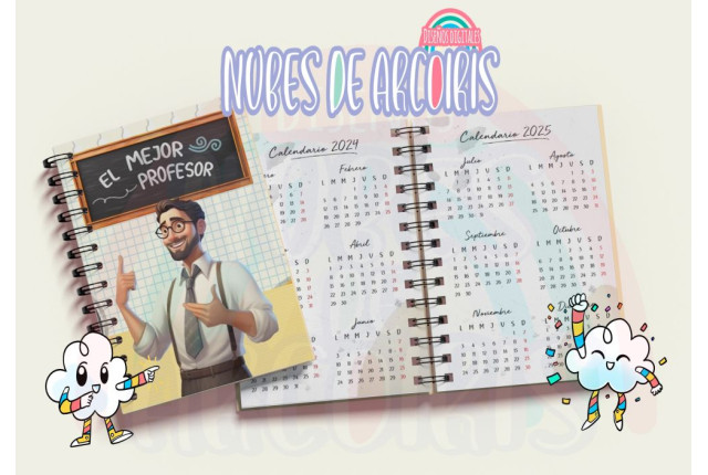  Agenda Docente Hombre , sin fechar.